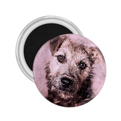 Dog Pet Terrier Art Abstract 2 25  Magnets by Celenk