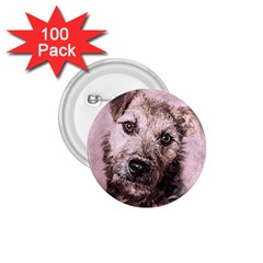 Dog Pet Terrier Art Abstract 1 75  Buttons (100 Pack)  by Celenk