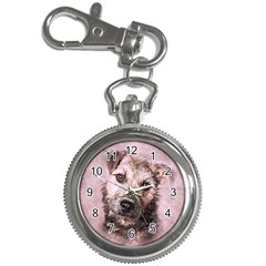 Dog Pet Terrier Art Abstract Key Chain Watches by Celenk