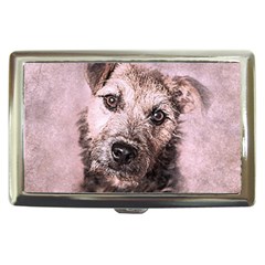 Dog Pet Terrier Art Abstract Cigarette Money Cases by Celenk