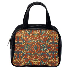 Multicolored Abstract Ornate Pattern Classic Handbags (one Side) by dflcprints