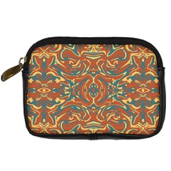 Multicolored Abstract Ornate Pattern Digital Camera Cases by dflcprints