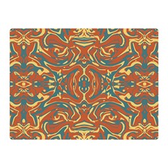 Multicolored Abstract Ornate Pattern Double Sided Flano Blanket (mini)  by dflcprints