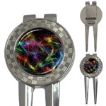 Background Light Glow Abstract Art 3-in-1 Golf Divots Front