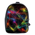 Background Light Glow Abstract Art School Bag (XL) Front