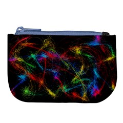 Background Light Glow Abstract Art Large Coin Purse by Celenk