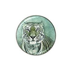 Tiger Cat Art Abstract Vintage Hat Clip Ball Marker (10 Pack) by Celenk