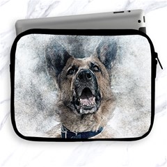 Dog Pet Art Abstract Vintage Apple Ipad 2/3/4 Zipper Cases by Celenk