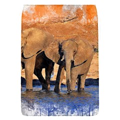 Elephants Animal Art Abstract Flap Covers (s)  by Celenk