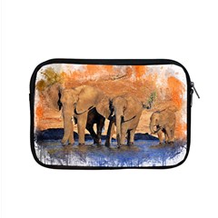 Elephants Animal Art Abstract Apple Macbook Pro 15  Zipper Case by Celenk