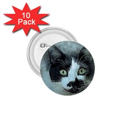 Cat Pet Art Abstract Vintage 1 75  Buttons (10 Pack) by Celenk