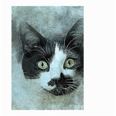 Cat Pet Art Abstract Vintage Small Garden Flag (two Sides) by Celenk