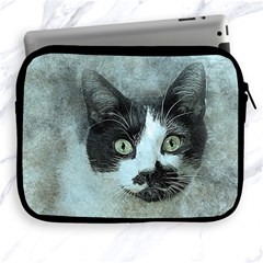 Cat Pet Art Abstract Vintage Apple Ipad 2/3/4 Zipper Cases by Celenk