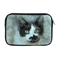 Cat Pet Art Abstract Vintage Apple Macbook Pro 17  Zipper Case by Celenk