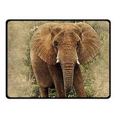 Elephant Animal Art Abstract Fleece Blanket (small)