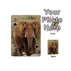 Elephant Animal Art Abstract Playing Cards 54 (mini)  by Celenk