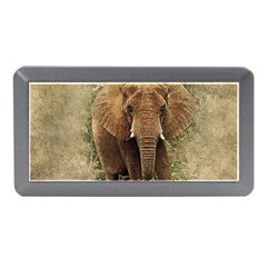 Elephant Animal Art Abstract Memory Card Reader (mini) by Celenk