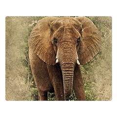 Elephant Animal Art Abstract Double Sided Flano Blanket (large)  by Celenk