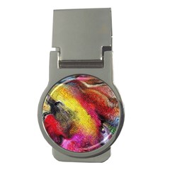 Background Art Abstract Watercolor Money Clips (round)  by Celenk