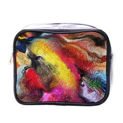 Background Art Abstract Watercolor Mini Toiletries Bags by Celenk