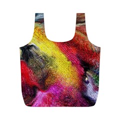 Background Art Abstract Watercolor Full Print Recycle Bags (m)  by Celenk