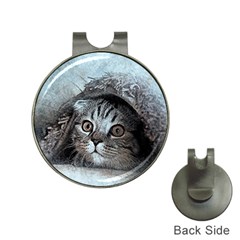 Cat Pet Art Abstract Vintage Hat Clips With Golf Markers by Celenk