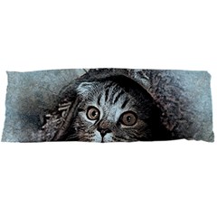 Cat Pet Art Abstract Vintage Body Pillow Case Dakimakura (two Sides) by Celenk