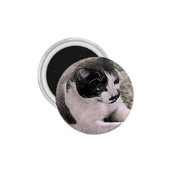 Cat Pet Art Abstract Vintage 1 75  Magnets by Celenk