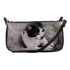 Cat Pet Art Abstract Vintage Shoulder Clutch Bags by Celenk