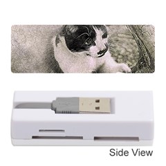 Cat Pet Art Abstract Vintage Memory Card Reader (stick)  by Celenk