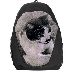 Cat Pet Art Abstract Vintage Backpack Bag by Celenk