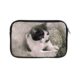 Cat Pet Art Abstract Vintage Apple Macbook Pro 13  Zipper Case by Celenk