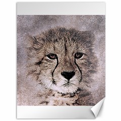 Leopard Art Abstract Vintage Baby Canvas 36  X 48   by Celenk