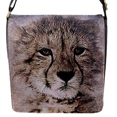 Leopard Art Abstract Vintage Baby Flap Messenger Bag (s) by Celenk