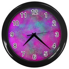 Background Texture Structure Wall Clocks (black) by Celenk