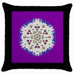 Eyes Looking For The Finest In Life As Calm Love Throw Pillow Case (black) by pepitasart