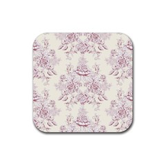 French Chic Rubber Coaster (square)  by NouveauDesign