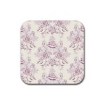 french chic Rubber Coaster (Square)  Front