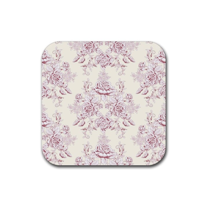 french chic Rubber Coaster (Square) 