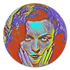 Femm Fatale Magnet 5  (round) by NouveauDesign