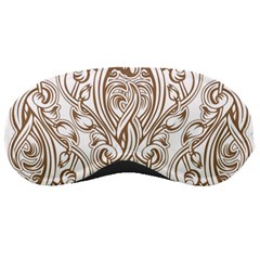 Beautiful Gold Floral Pattern Sleeping Masks by NouveauDesign