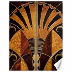 Art Deco Gold Canvas 18  X 24   by NouveauDesign