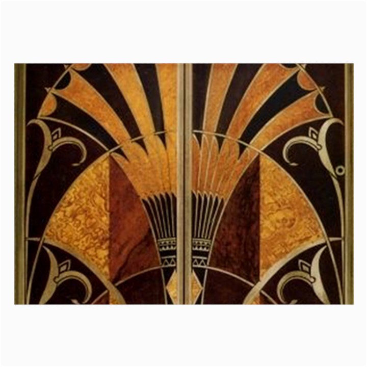 art deco gold Large Glasses Cloth (2-Side)