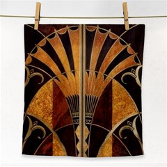 Art Deco Gold Face Towel by NouveauDesign