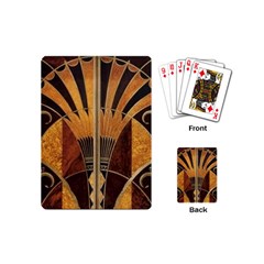 Art Deco Gold Playing Cards (mini)  by NouveauDesign