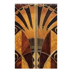 Art Deco Gold Shower Curtain 48  X 72  (small)  by NouveauDesign