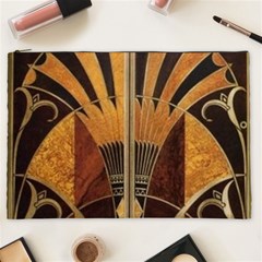 Art Deco Gold Cosmetic Bag (xxl)  by NouveauDesign