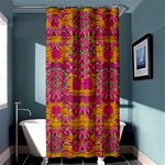 Fern Landscape In Harmony With Bleeding Hearts Fantasy Art Shower Curtain 36  x 72  (Stall)  Curtain(36 X72 ) - 33.26 x66.24  Curtain(36 X72 )