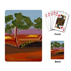 Dry Dusty Land Ahead, By Julie Grimshaw 2017 Playing Cards Single Design