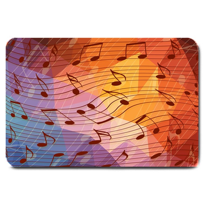 Music Notes Large Doormat 